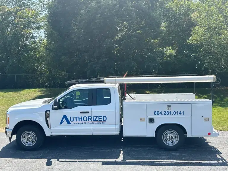 Authorized Heating & Air Conditioning truck